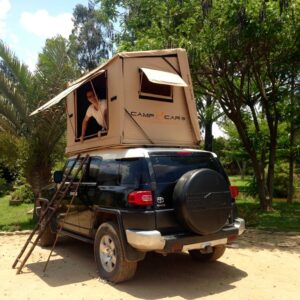 campxcar conception aventure camping coconup petite mini caravane cellule amovible concept solution voyage tente de toit photo